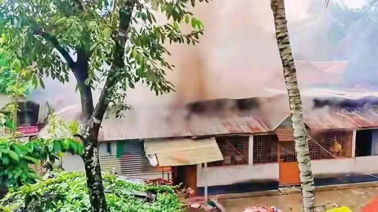 শ্রীপুরে স্ত্রীকে পাশবিক নির্যাতনের পর শ্বাসরোধে হত্যা, স্বামীর বাড়িতে আগুন